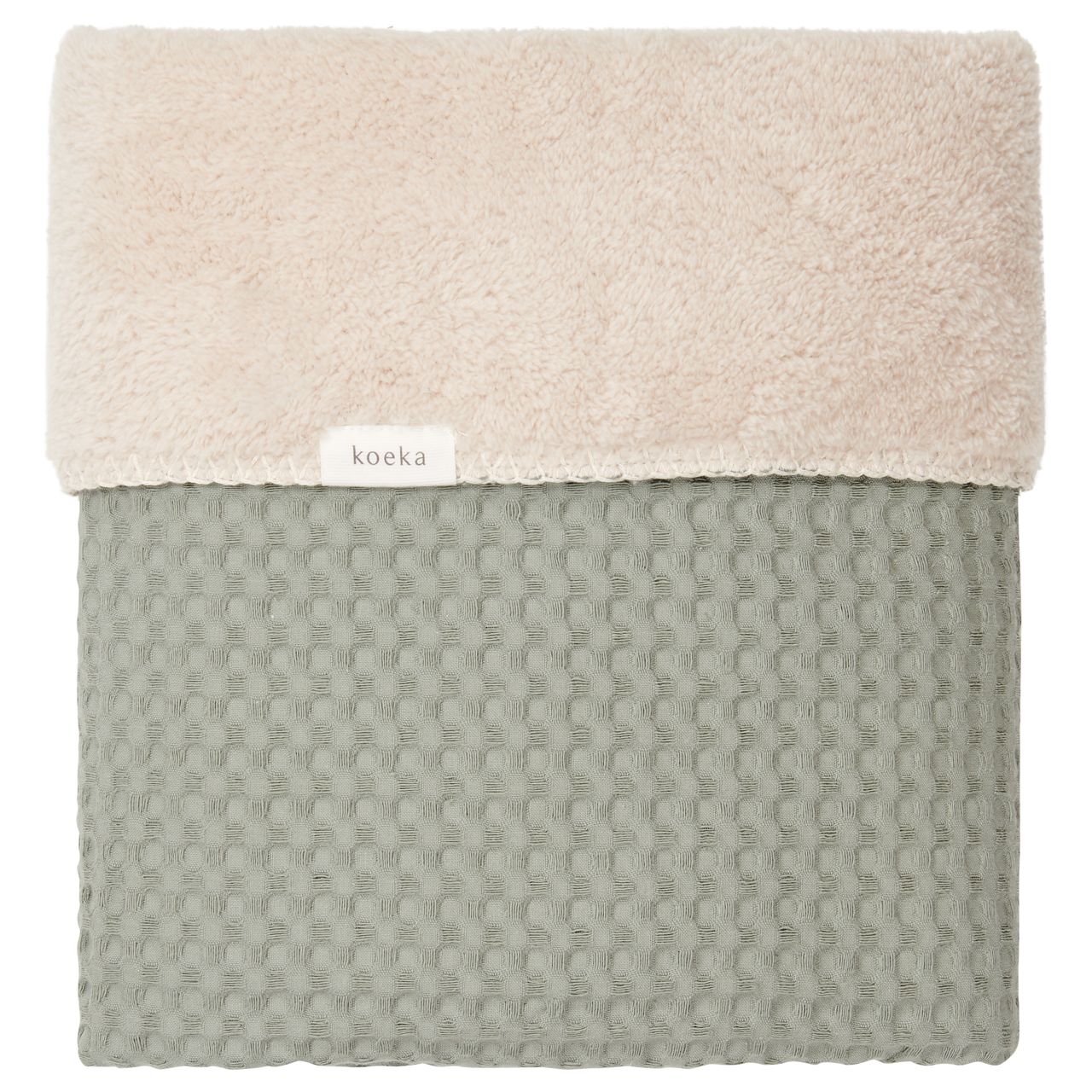 Batanije pellushi shadow green soft sand/ single bad blanket teddy oslo-Koeka