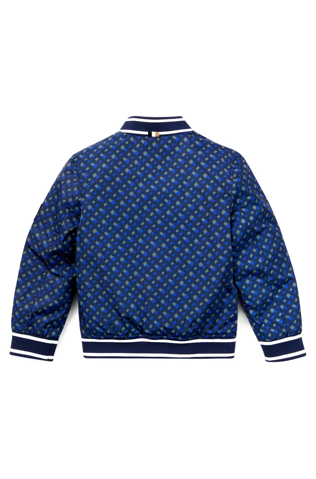Xhakete blu me logo\kids bomber jacket-boss