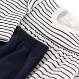 NAVY STRIPED DRESS SET