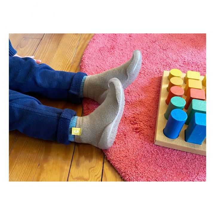 Pantofla Sacha petite \ Sacha petite taupe slippers-Collegien