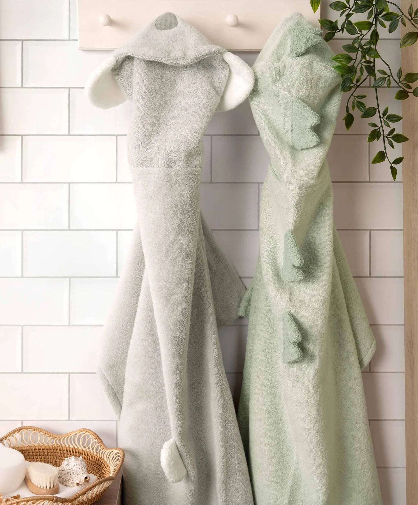 Peshqir me veshe dinosauri\Hooded Baby Towel Dinosaur - Mamas&Papas