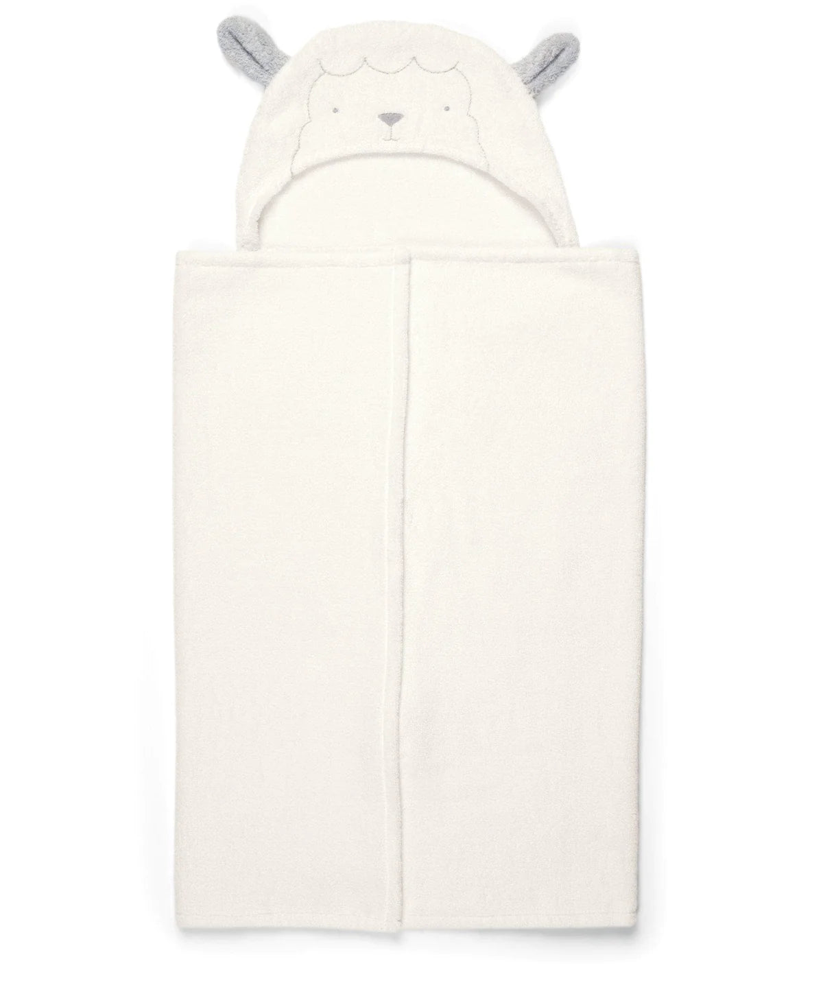 Peshqir me veshe qengji\Hooded Baby Towel - Lamb-Mamas&Papas