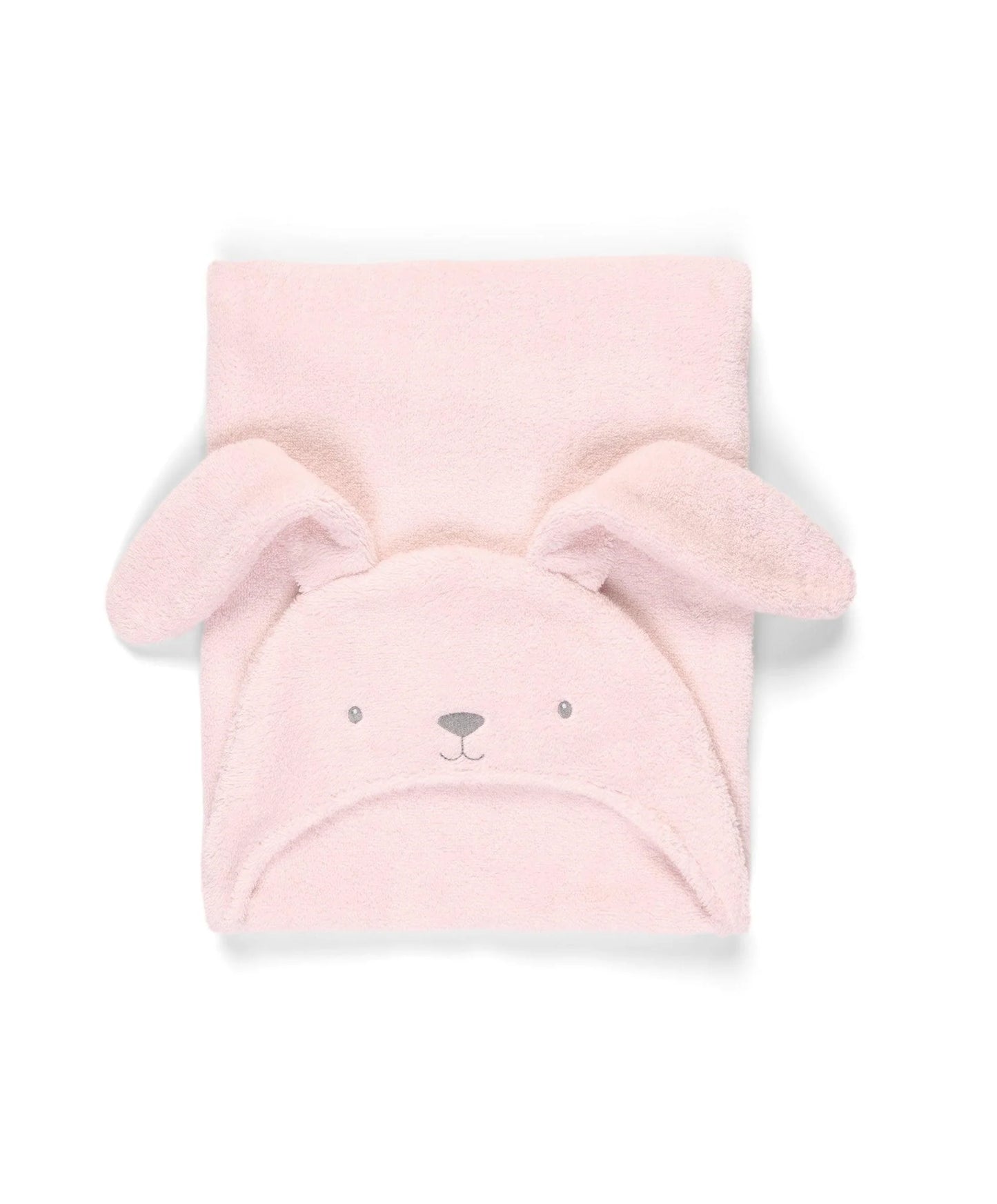 Peshqir me veshe lepurushi roz\Hooded Baby Towel - Pink Bunny - Mamas&Papas