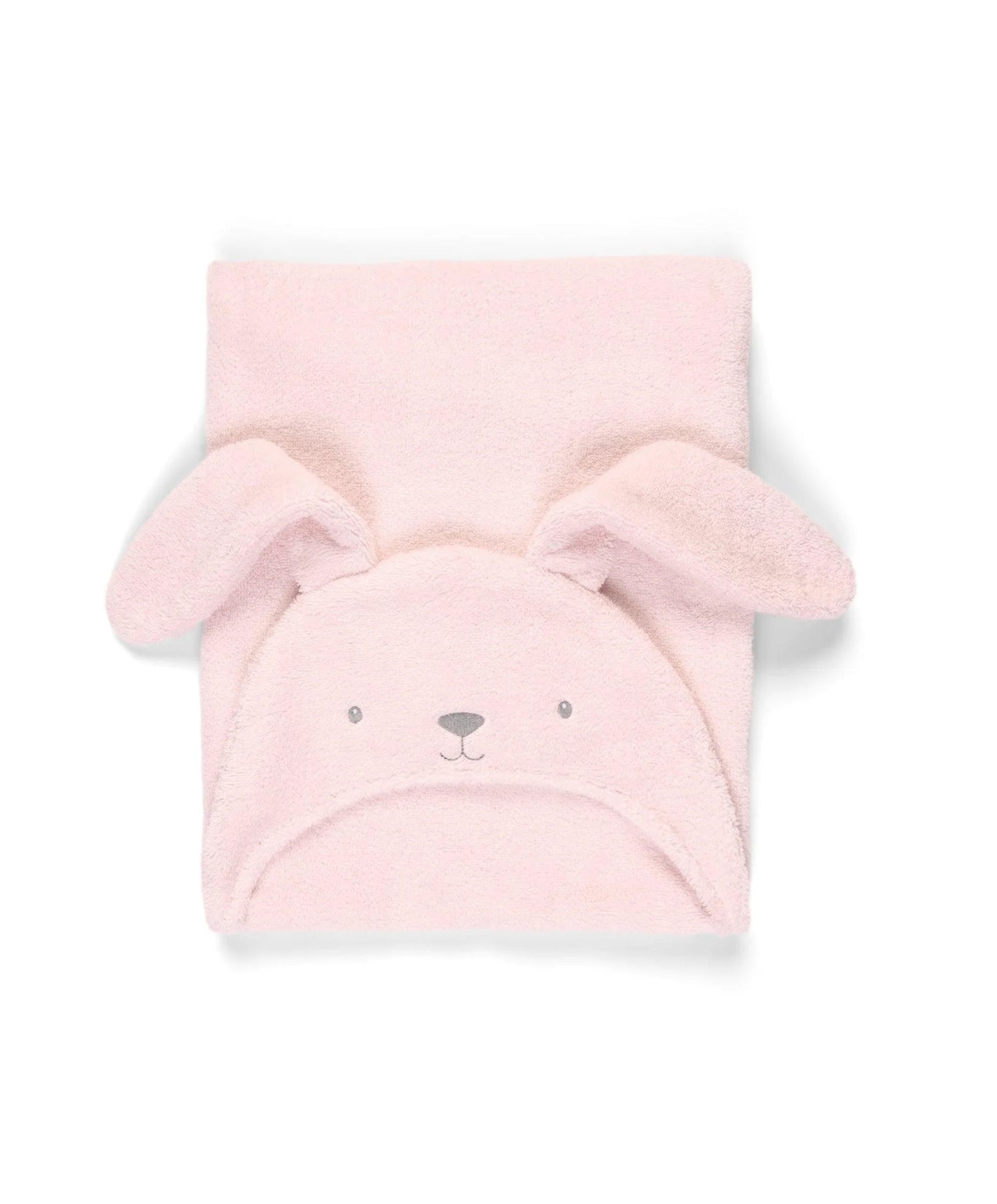 Peshqir me veshe lepurushi roz\Hooded Baby Towel - Pink Bunny - Mamas&Papas