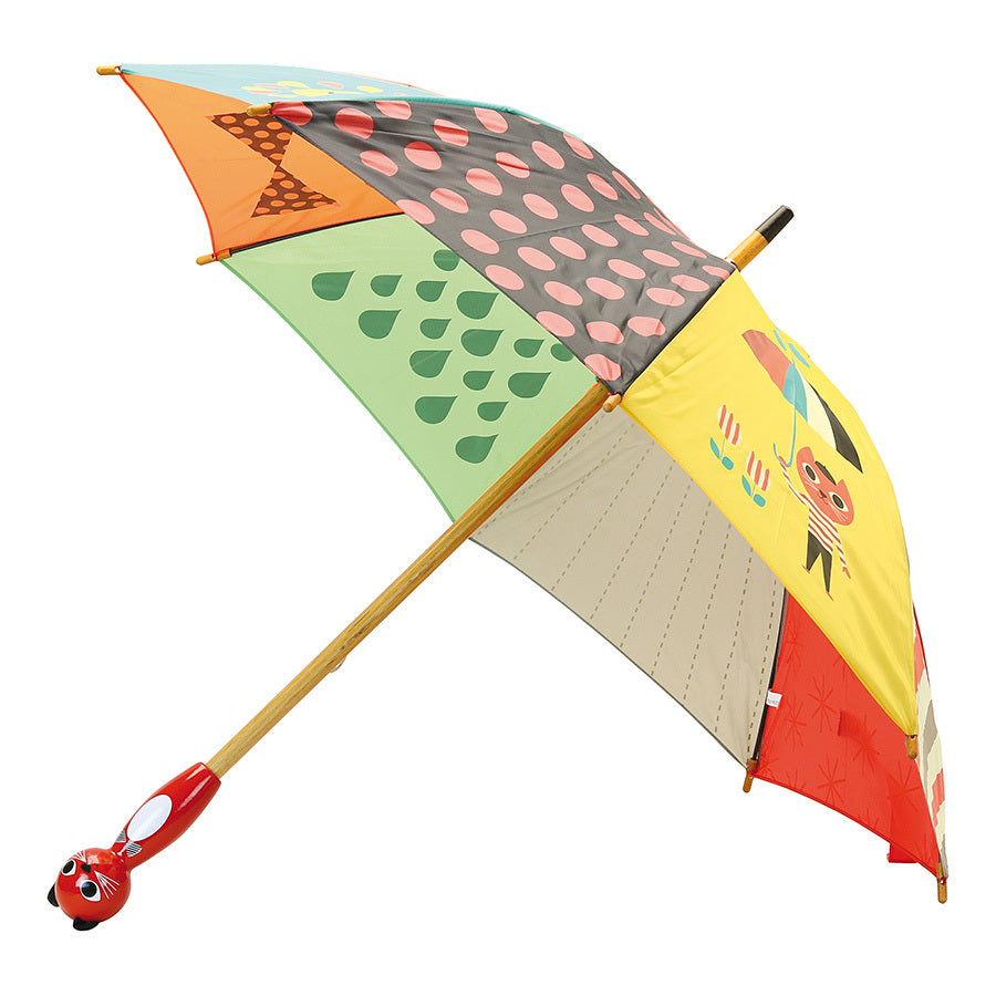 Cadra, mace e kuqe/ Cat umbrella/ Vilac