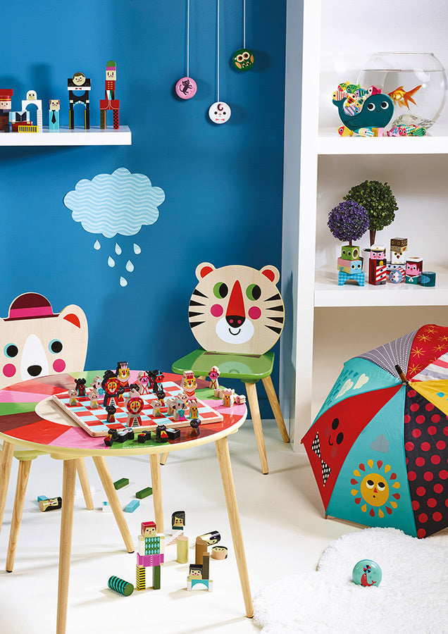 Cadra, mace e kuqe/ Cat umbrella/ Vilac