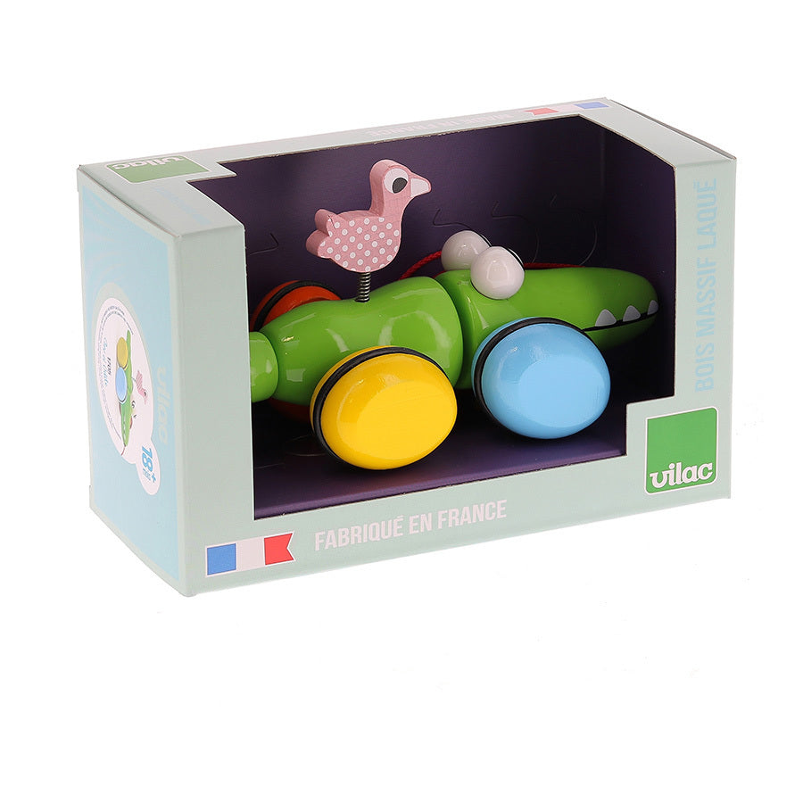 Tërhiq lodrën, Croc dhe Odile/ Crocco pull toy/ Vilac