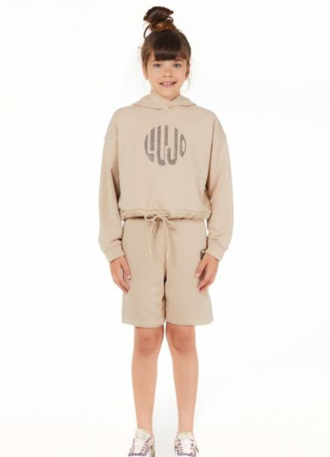 Tuta te shkurtra kaf/shorts kinder Farbe camel-Liu Jo