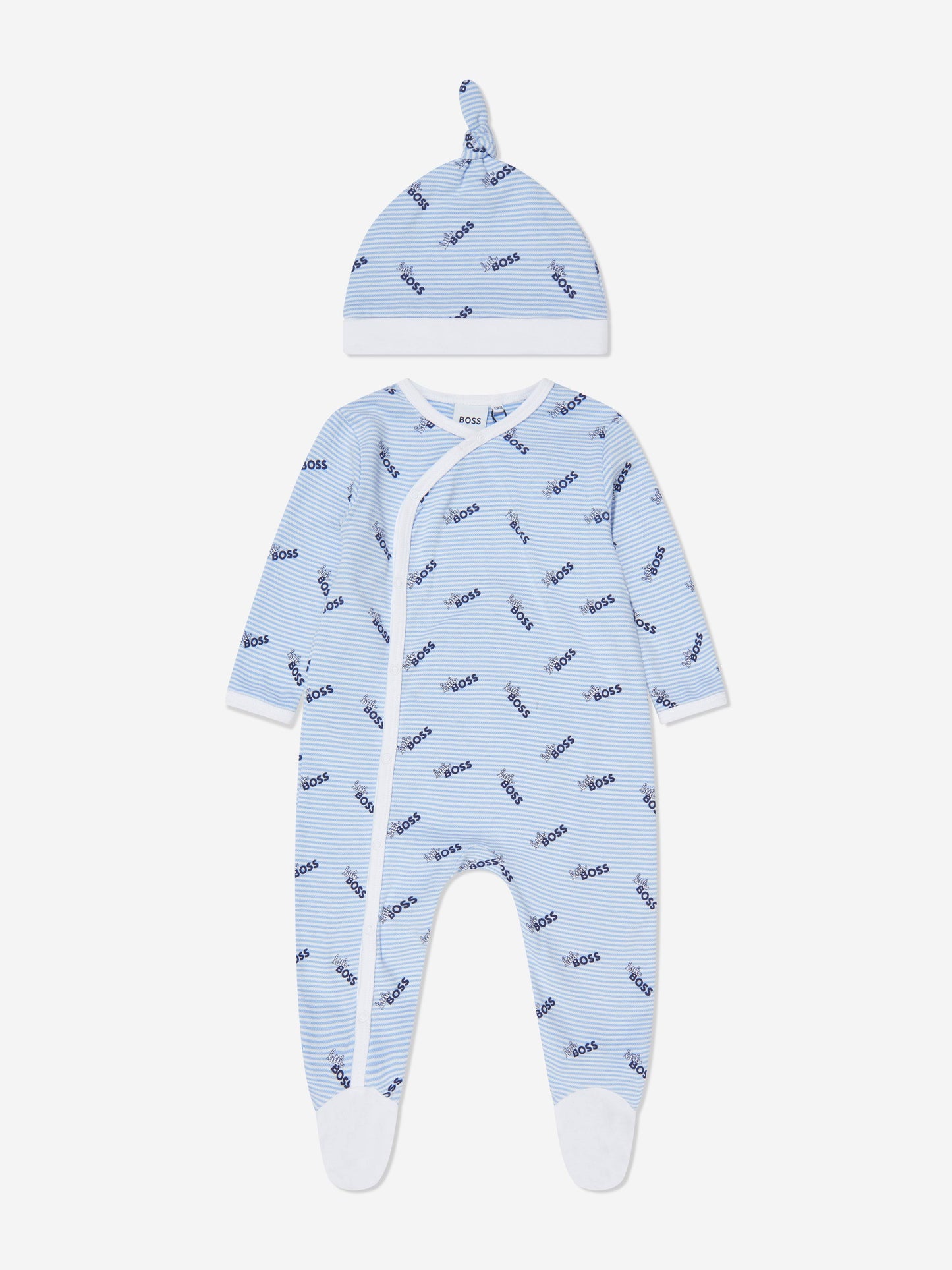 Pizhama me logo/Logos pyjama blue -Boss