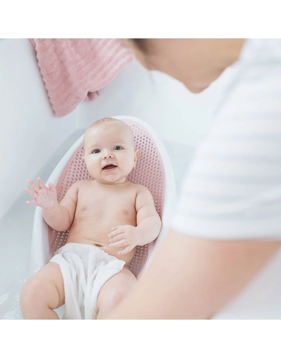 Mbështetës Bebi ngjyre roze-AngelCare