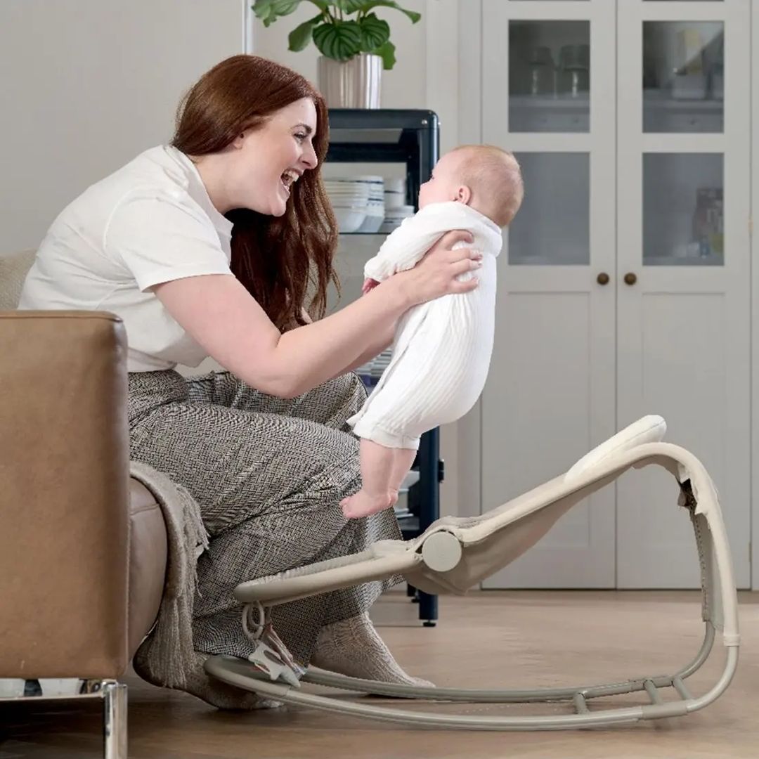 Lekundese dhe relakse Tempo/Tempo 3-in-1 Rocker / Bouncer - Sand-Mamas&Papas