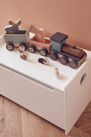 Wooden train with animals/Treni me kafshe -Kid's Concept