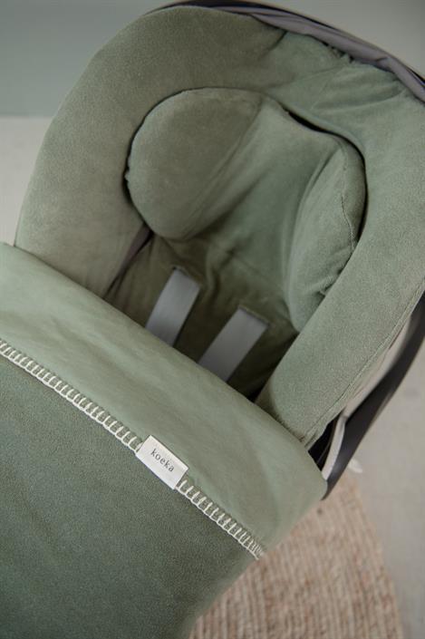 Mbeshtjellese per sexholinon e makines/Car seat cover blanket- Koeka
