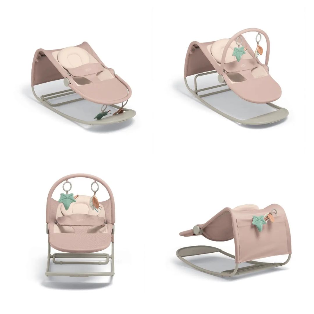 Lekundese dhe relaks ngjyre roze Tempo/Tempo 3-in-1 Rocker / Bouncer - Sand-Mamas&Papas