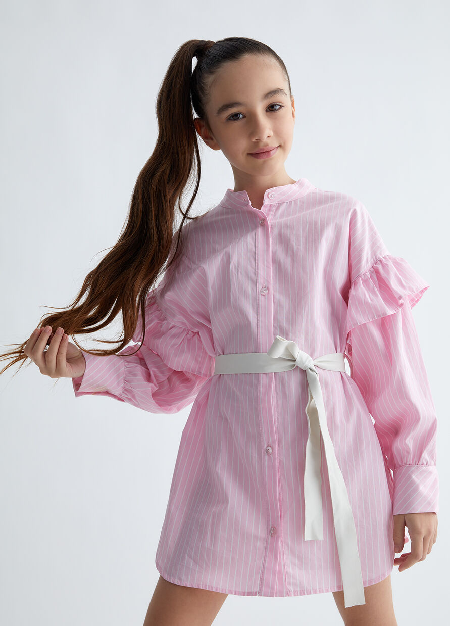 Fustan Kemishe/Cotton shirt dress Liu -Jo