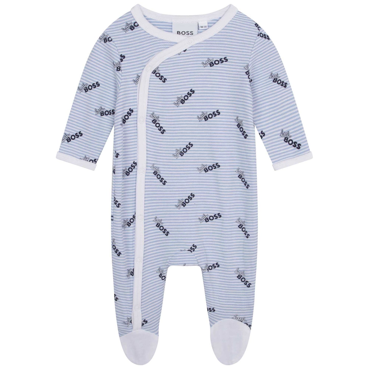 Pizhama me logo/Logos pyjama blue -Boss