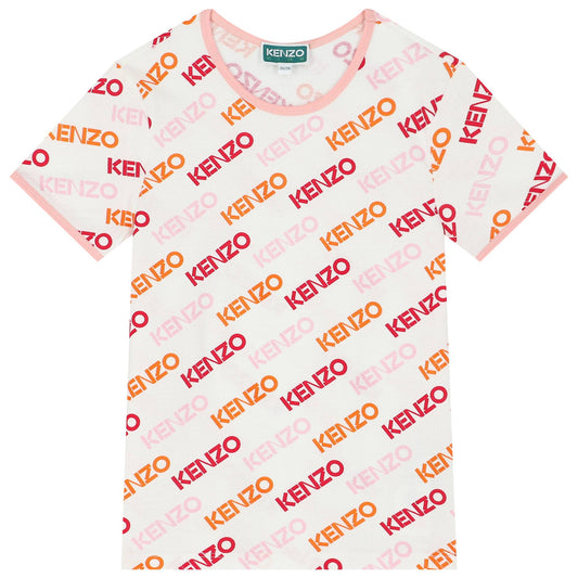 Bluze me menge te shkurtra me logon/T-shirt-Kenzo