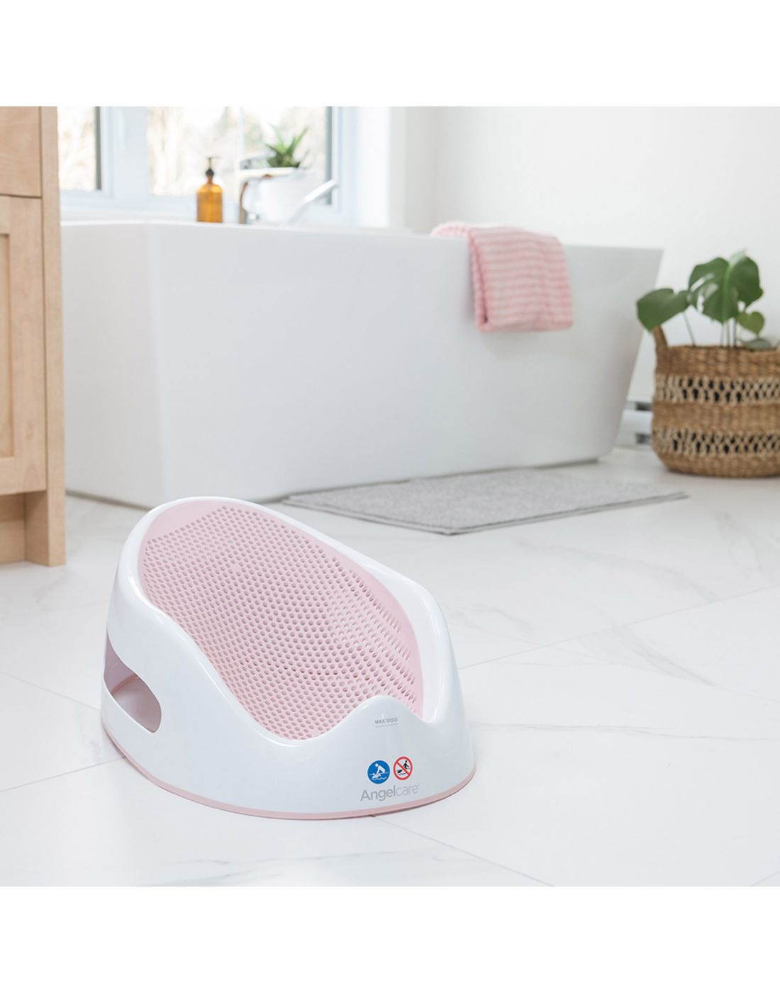 Mbështetës Bebi ngjyre roze-AngelCare