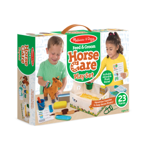 Horse care play set/Set loje 'Kujdesja për kalin'-Melissa&Doug