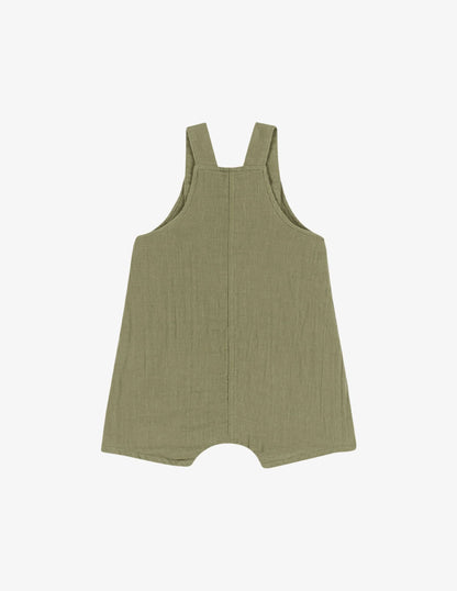 Kombinoshe pambuku /Cotton shorts overalls-Petit Beateu