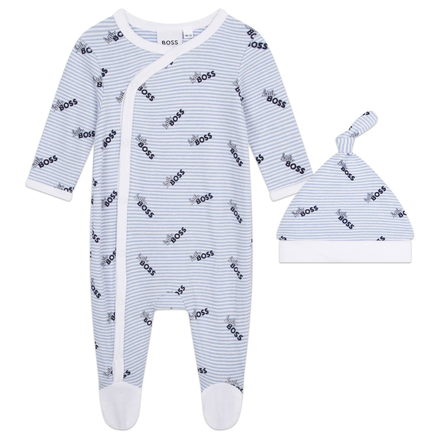 Pizhama me logo/Logos pyjama blue -Boss