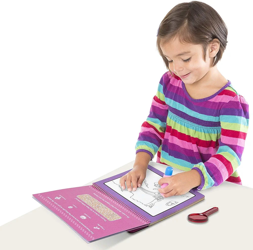 Liber me ngjyrosje te bojrave te ujit/on the go water wow Melissa&Doug