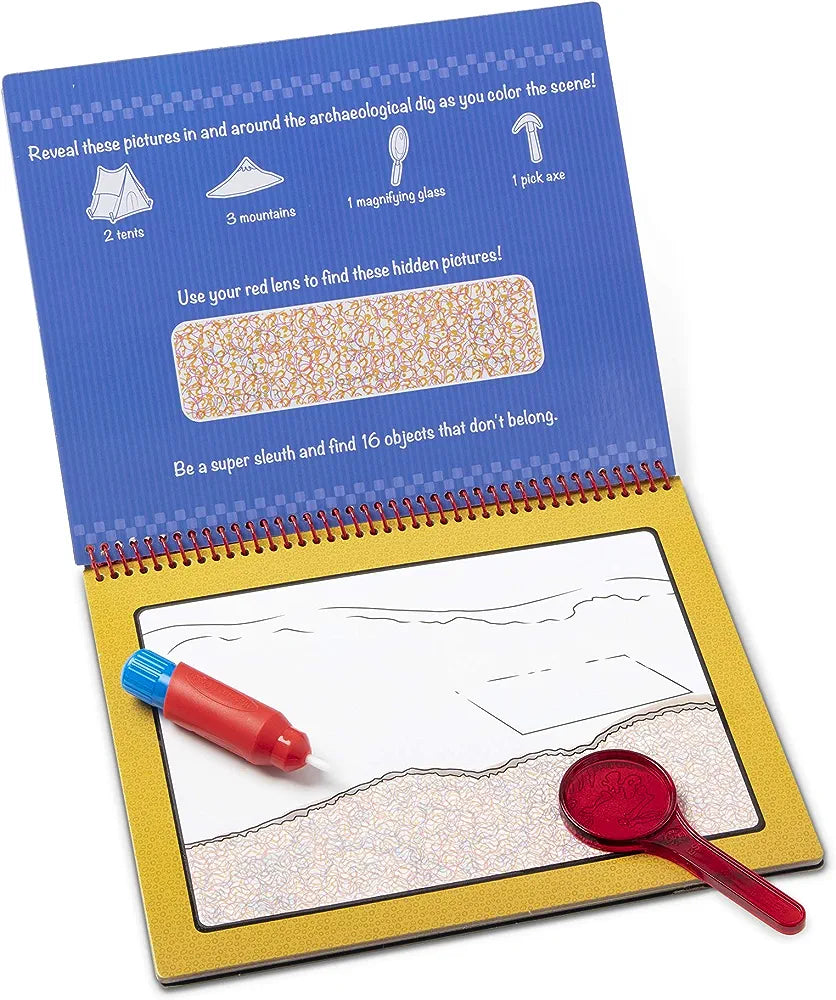 Liber me ngjyrosje te bojrave te ujit/on the go water wow Melissa&Doug
