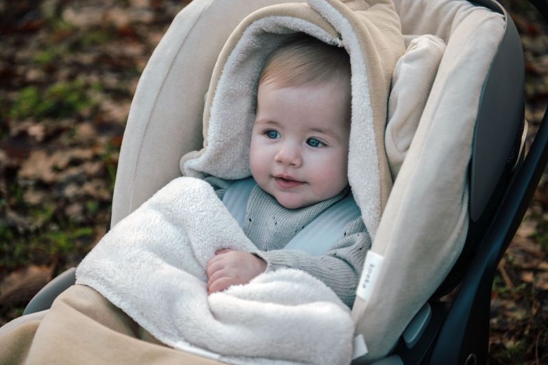 Mbulese per sexholinon /car seat cover 0+ 3 points antwerp steel grey-Koeka