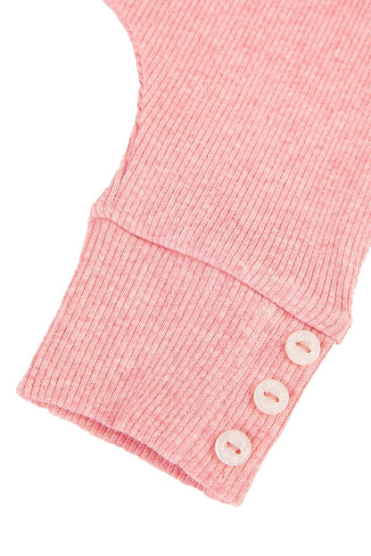 Tuta roz per foshnje te porsalindura/Prix Doux legging peony in Knitwear-Tartine et chocolat