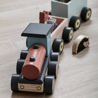 Wooden train with animals/Treni me kafshe -Kid's Concept