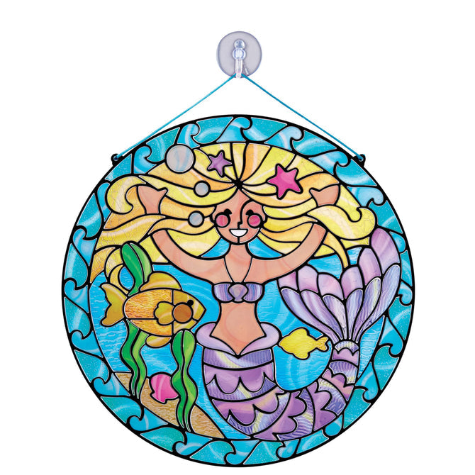 Sirena me Xham Ngjites /Mermaid Stained Glass Melissa&Doug