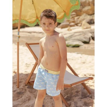 Tuta plazhi me pilivesa/Dragonfly Classic Swim Shorts -Paper Boat