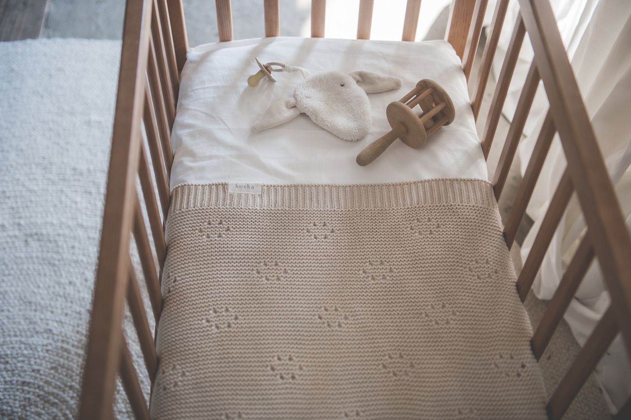 Bassinet Blanket Lalinde,sand /Batanije me ajrosje