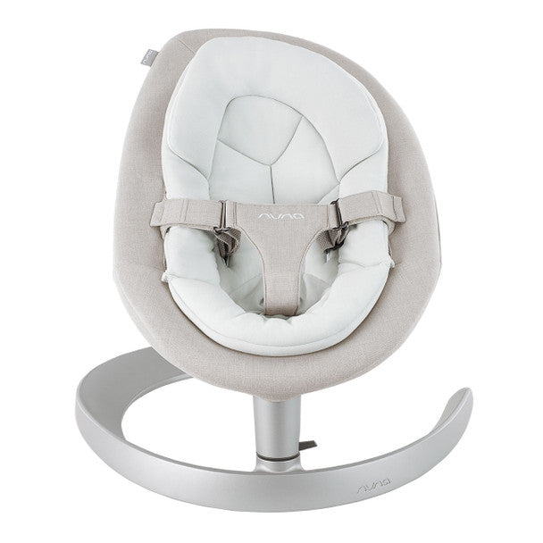 Lekundese me lodra/Nuna LEAF Grow Baby Seat w/ Toy Bar in Driftwood-Nuna