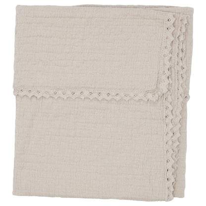 Kuverta ngjyre uthull \Cot Blanket Lace Elba -Koeka