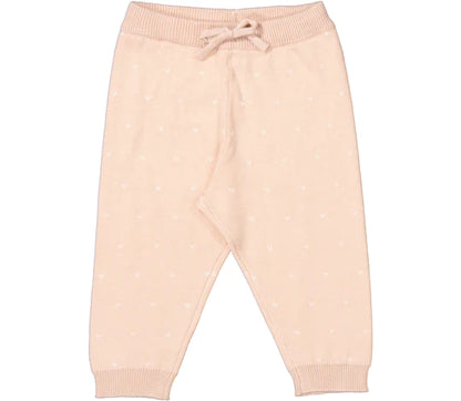 Tuta me zemra te vogla\Pira, Pants  Cream Taupe Hearts- Marmar