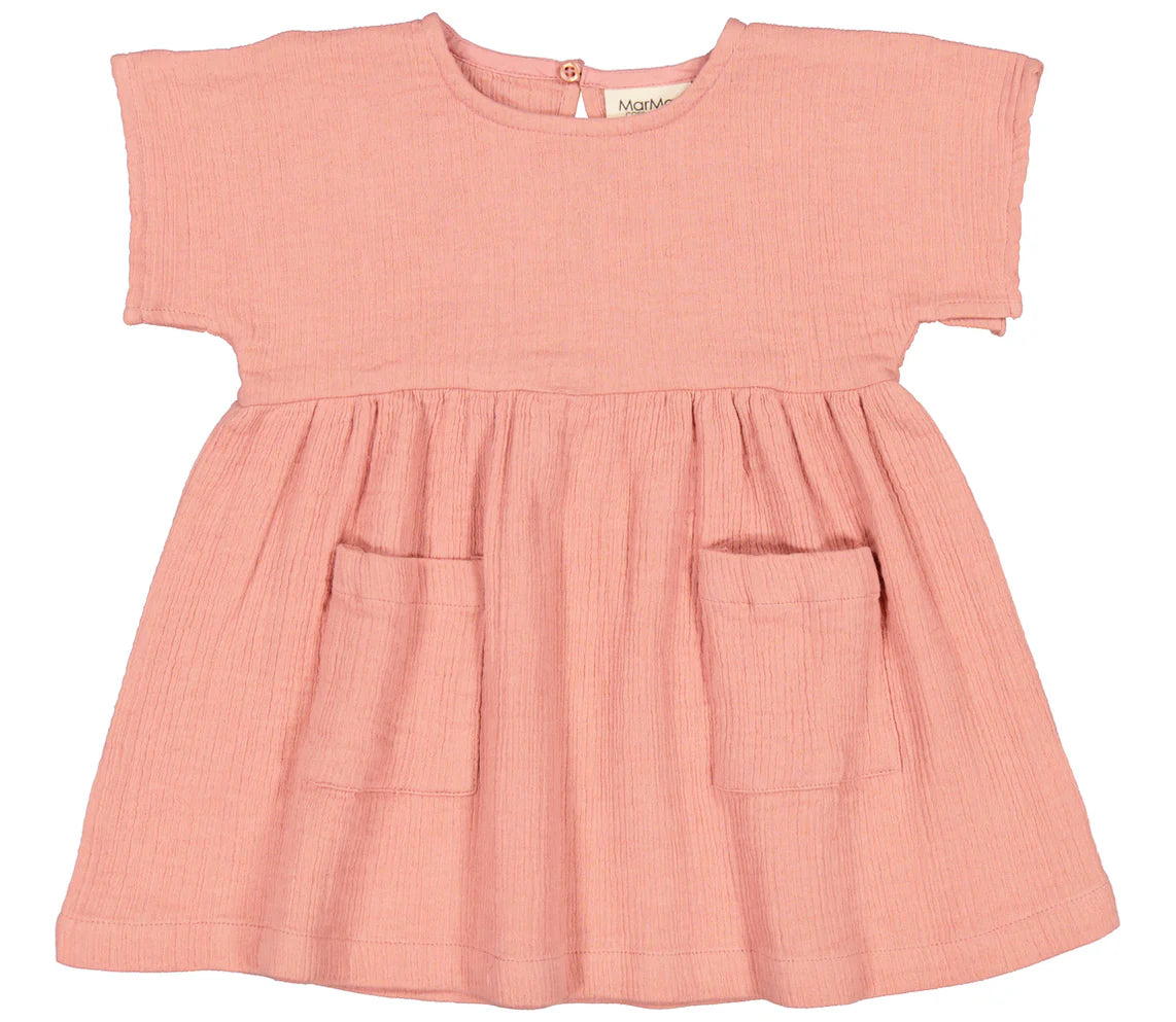 Fustan pambuk me xhepa roze/ Doriana, Dress - Evening Sun/MarMar