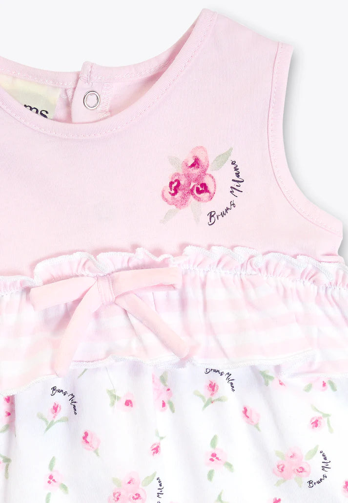 Fustan i printuar me brekushe Jersey/Abito Stampato con Mutanda in Jersey/Brums