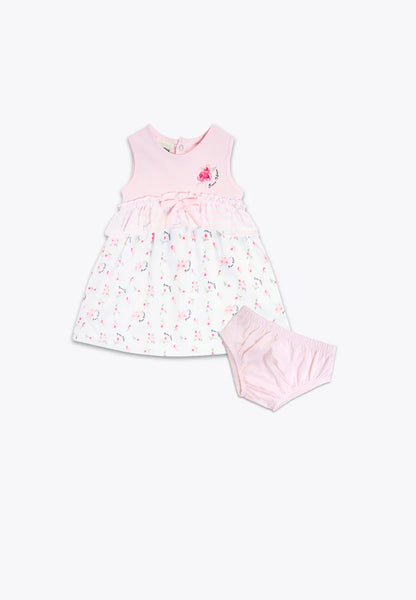 Fustan i printuar me brekushe Jersey/Abito Stampato con Mutanda in Jersey/Brums