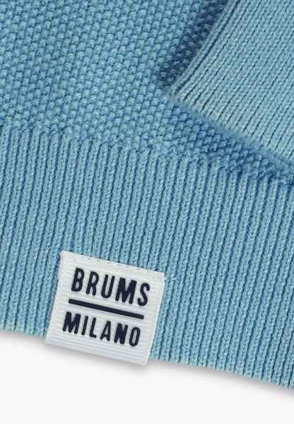Bluze e trikotuar me menge te gjata/Top Girocollo Washing Effect in Tricot/ Brums