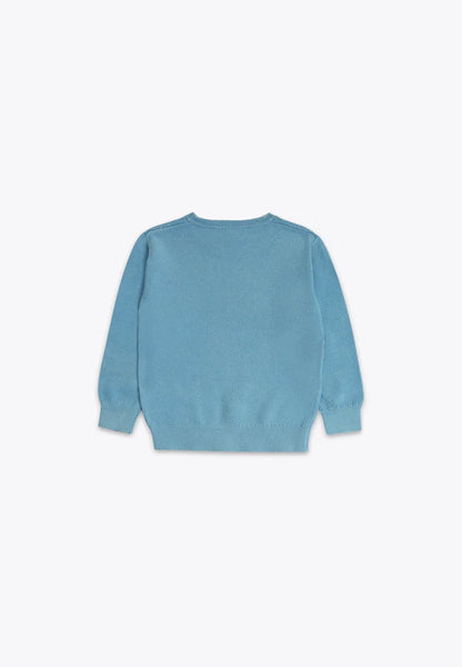 Bluze e trikotuar me menge te gjata/Top Girocollo Washing Effect in Tricot/ Brums