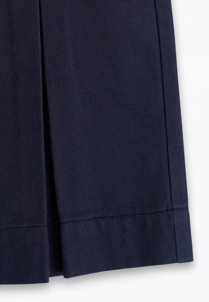 Pantallona blu me kopsa/Pantalone in Canvas/Brums