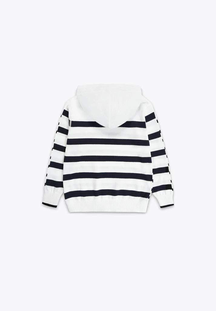 Bluze e trikotuar me kapuc/ Felpa con Cappuccio in Tricot/ Brums