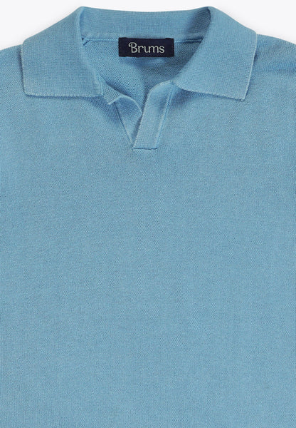 Bluzë e trikotuar me jake kemishe/Polo in Tricot/ Brums