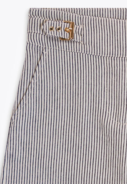 Pantallona me vija/Pantalone Rigato in Drill/Brums