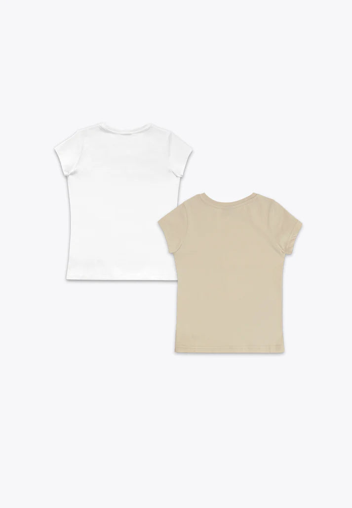 Set 2 bluza me mege te shkurtra/ Set 2 T-Shirt in Jersey/ Brums