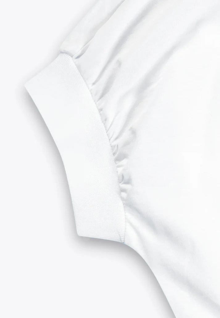 Bluze e shkurter me menge te shkurtra/ T-Shirt Cropped in Jersey/ Brums
