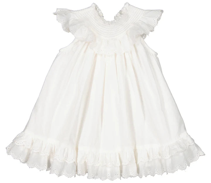 Fustan elegant /Druse Frill, Dress - Cloud/MarMar