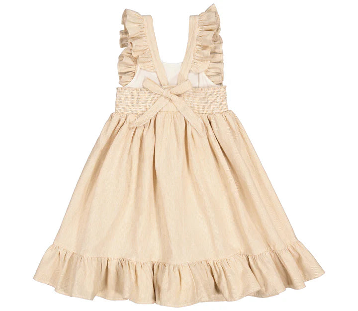 Fustan Frill/ Danita Frill, Dress - Dijon Stripe/MarMar