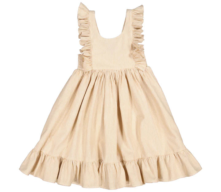 Fustan Frill/ Danita Frill, Dress - Dijon Stripe/MarMar